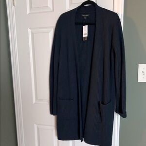 Banana Republic Dark Blue Open Cardigan